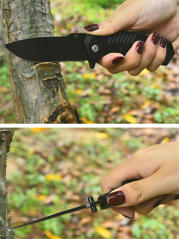 Premium Survival Klappmesser - Steel Slide