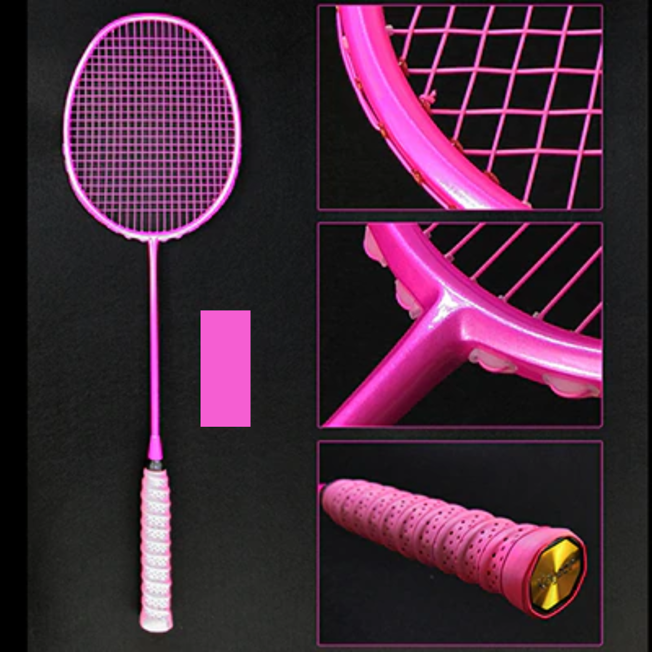 Premium Carbon Badmintonschläger - Light Blow