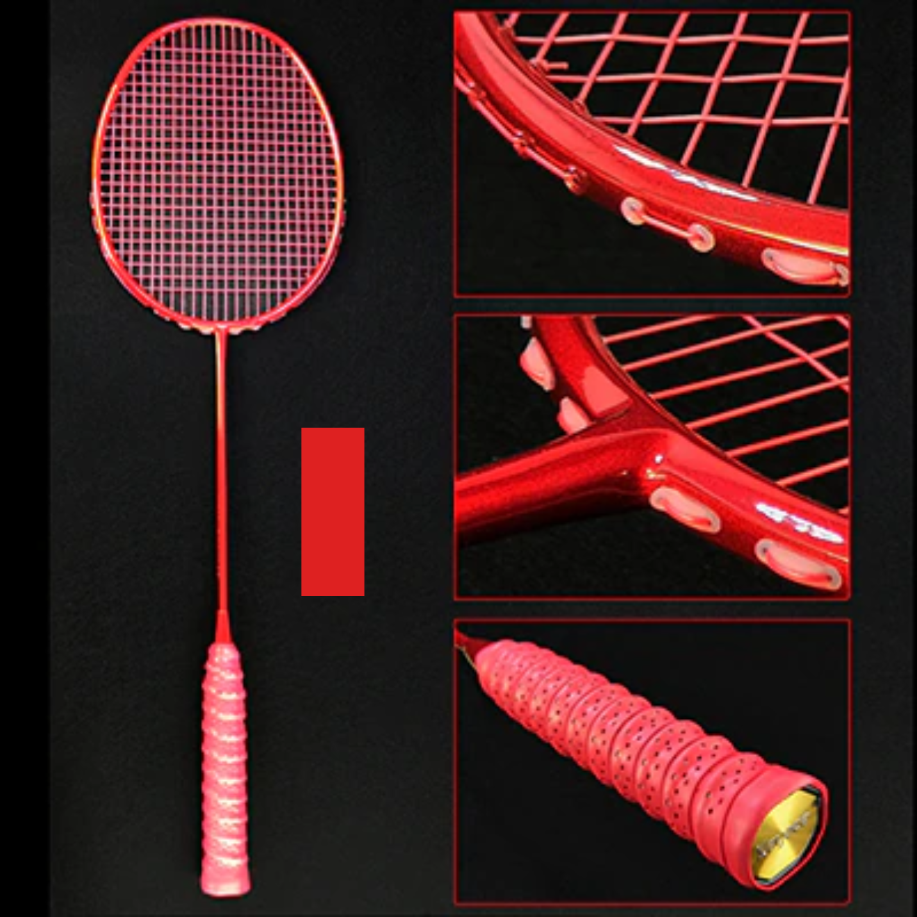 Premium Carbon Badmintonschläger - Light Blow