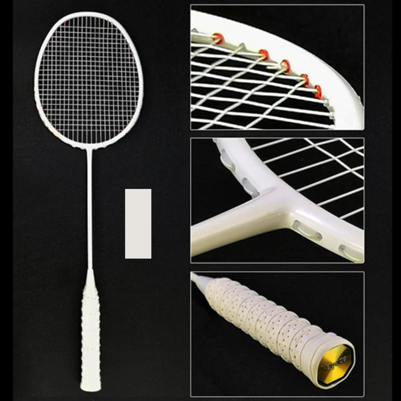 Premium Carbon Badmintonschläger - Light Blow