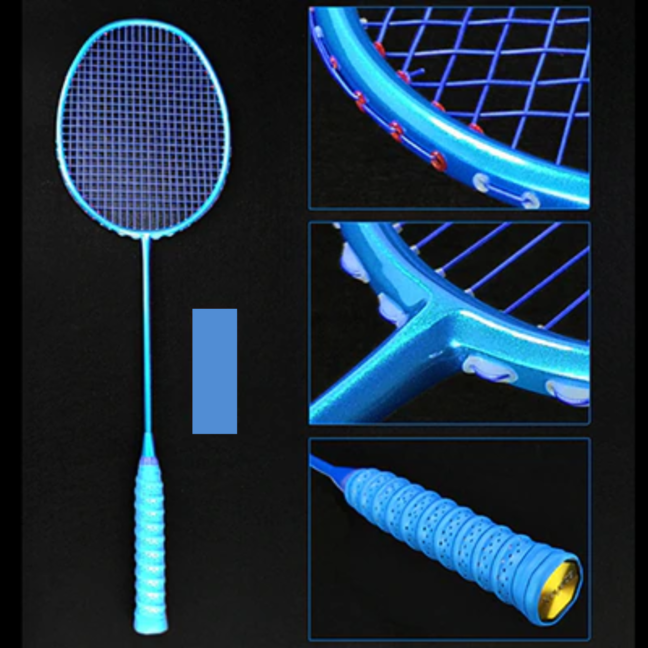 Premium Carbon Badmintonschläger - Light Blow